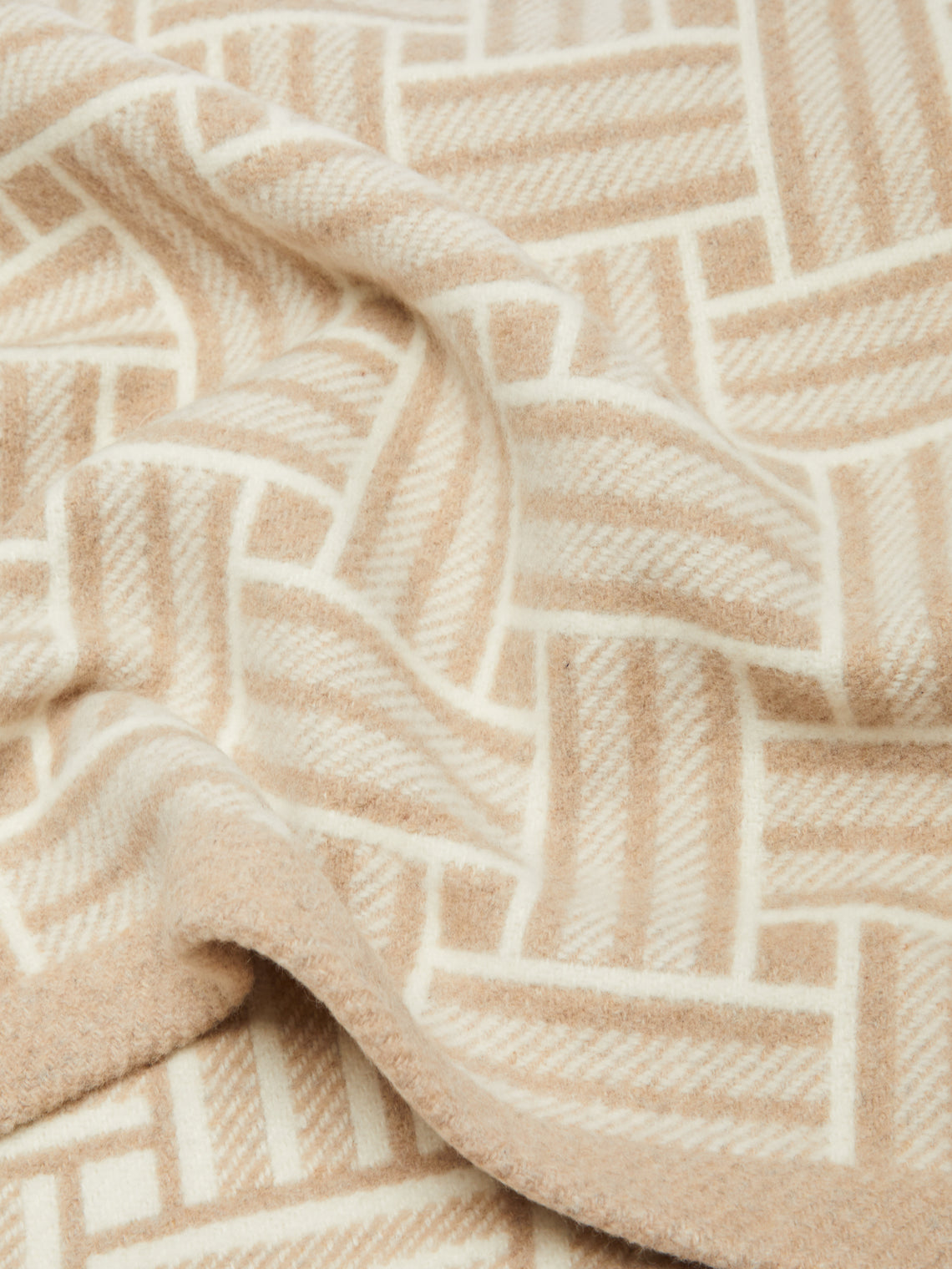 Johnstons of Elgin - Basket Weave Wool Blanket -  - ABASK