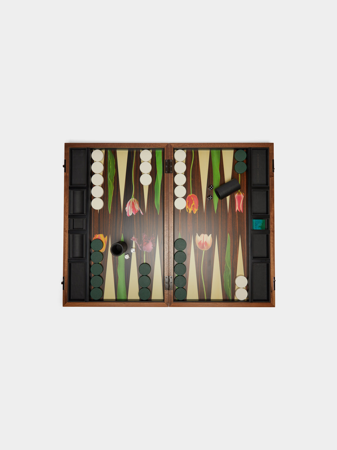 Alexandra Llewellyn - Tulip Photographic Tournament Backgammon Set -  - ABASK