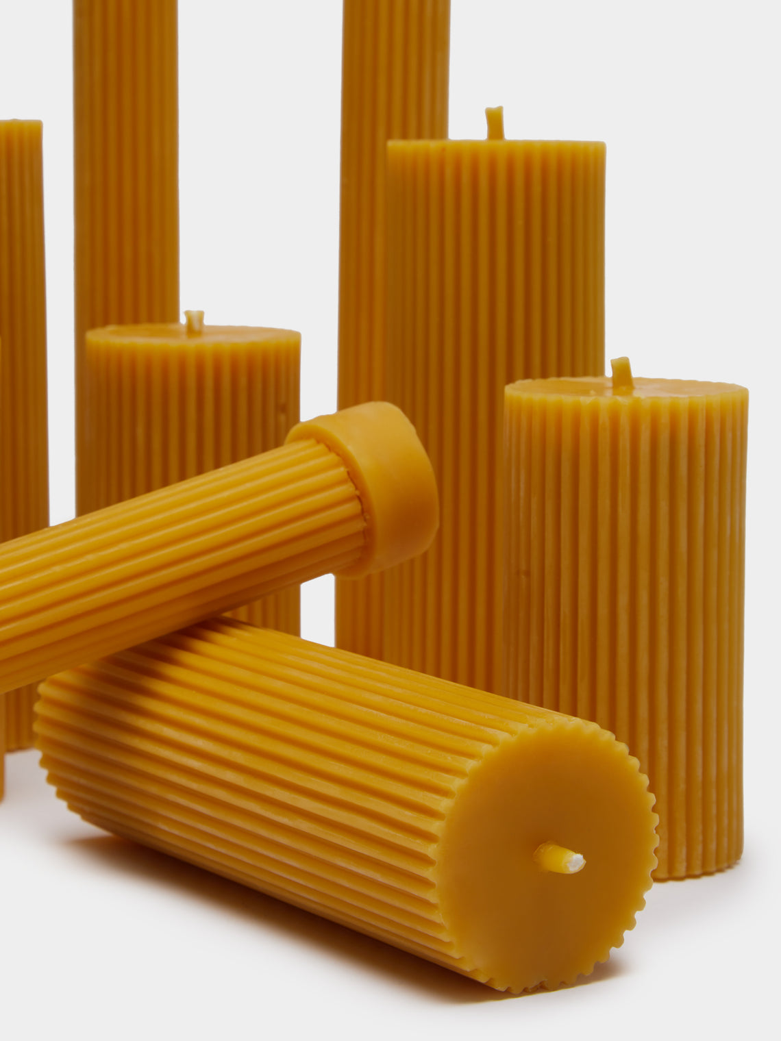 Bzzwax - Beeswax Cylinder Candles (Set of 9) -  - ABASK