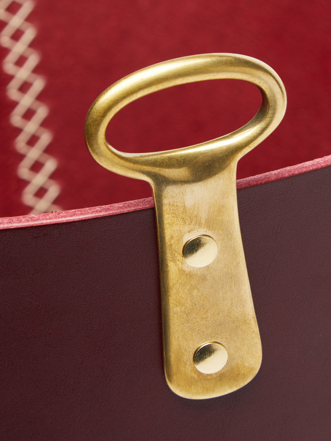 Otis Ingrams - Eyelet Leather Wastepaper Bin -  - ABASK