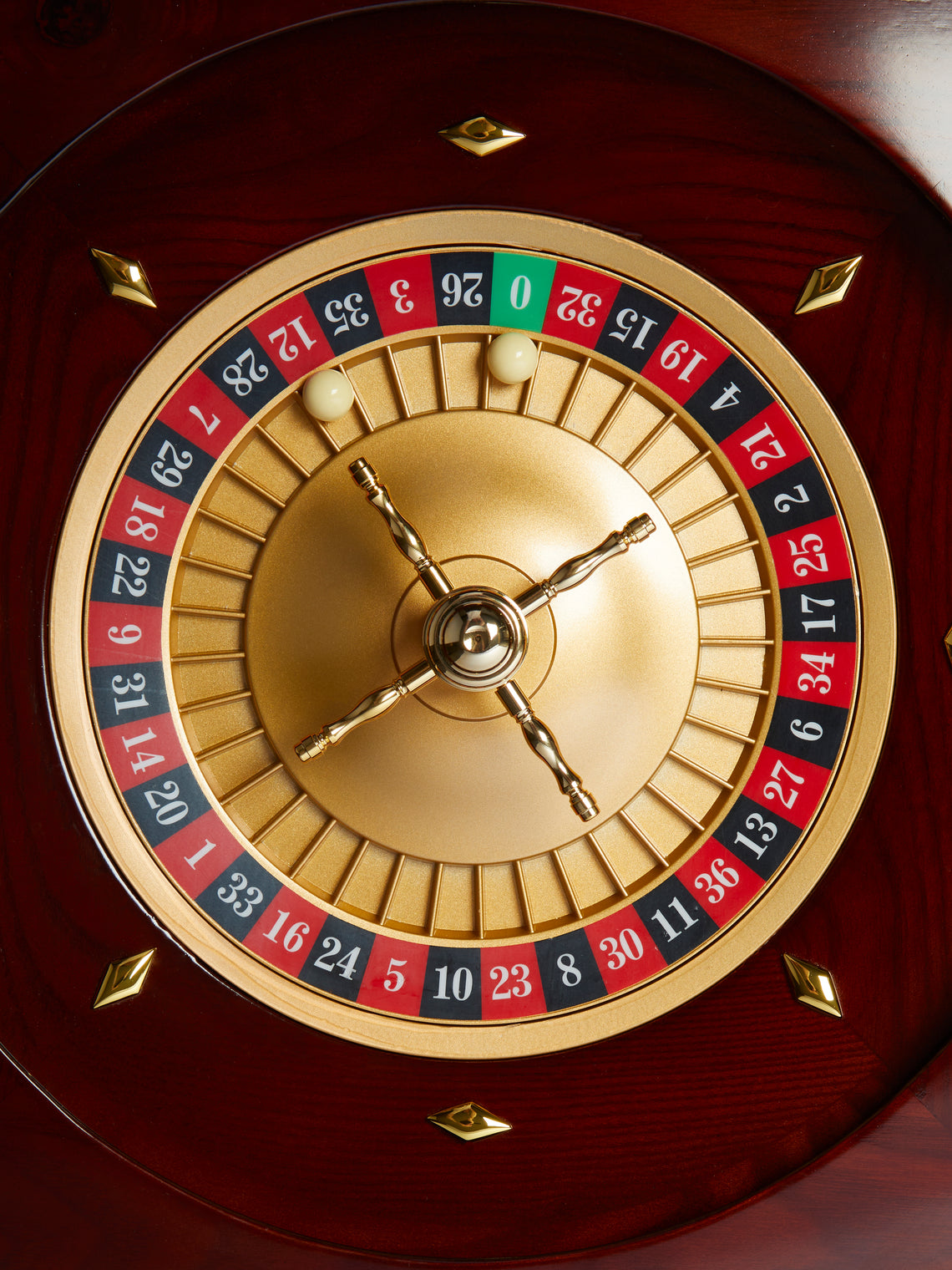 Geoffrey Parker - Mahogany Roulette Wheel -  - ABASK
