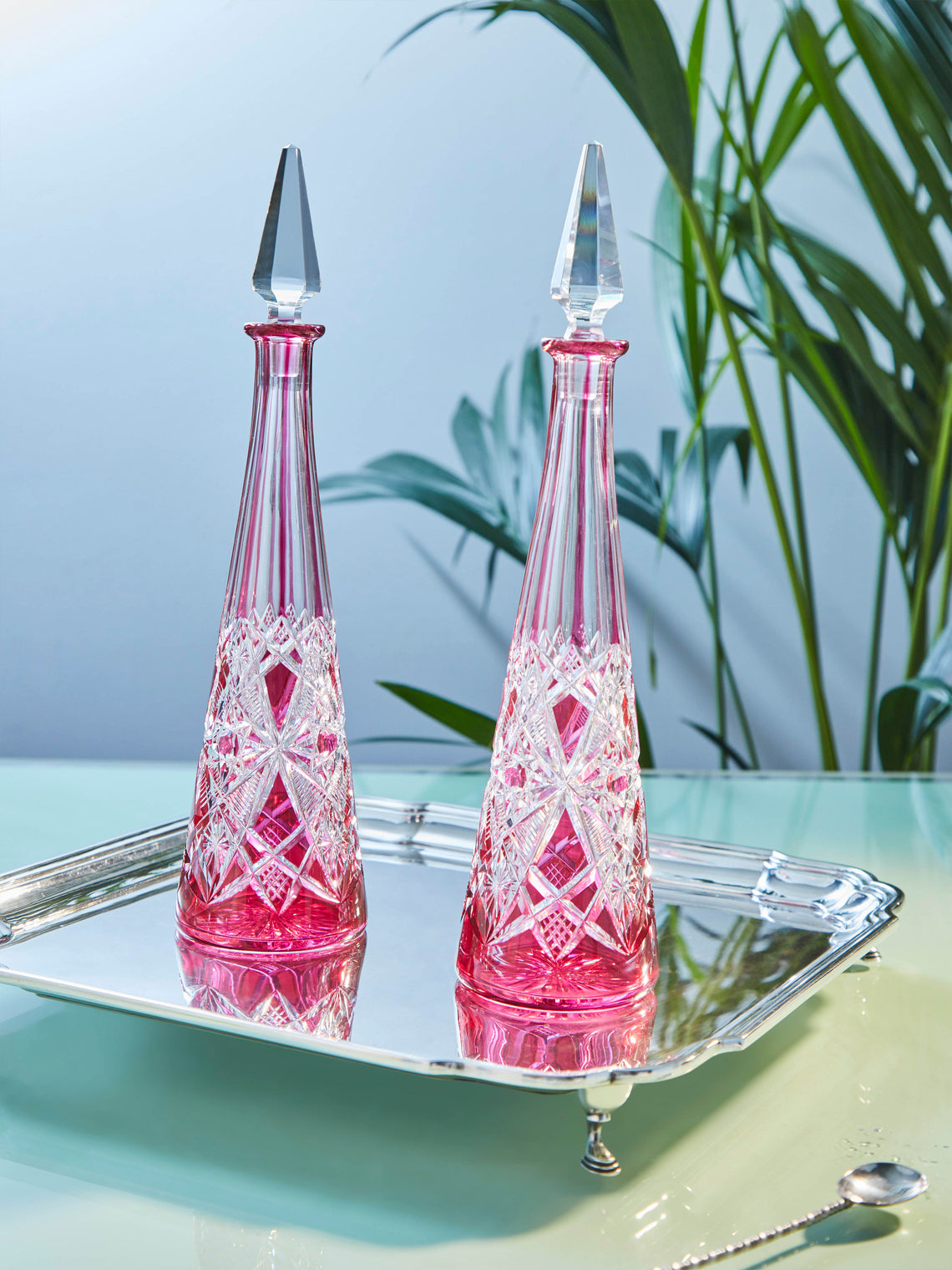 1930s Baccarat Crystal Decanter (Set of 2)