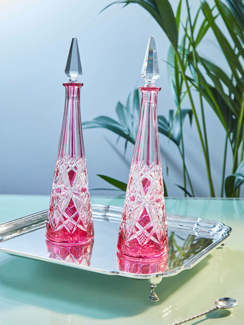 1930s Baccarat Crystal Decanter (Set of 2)