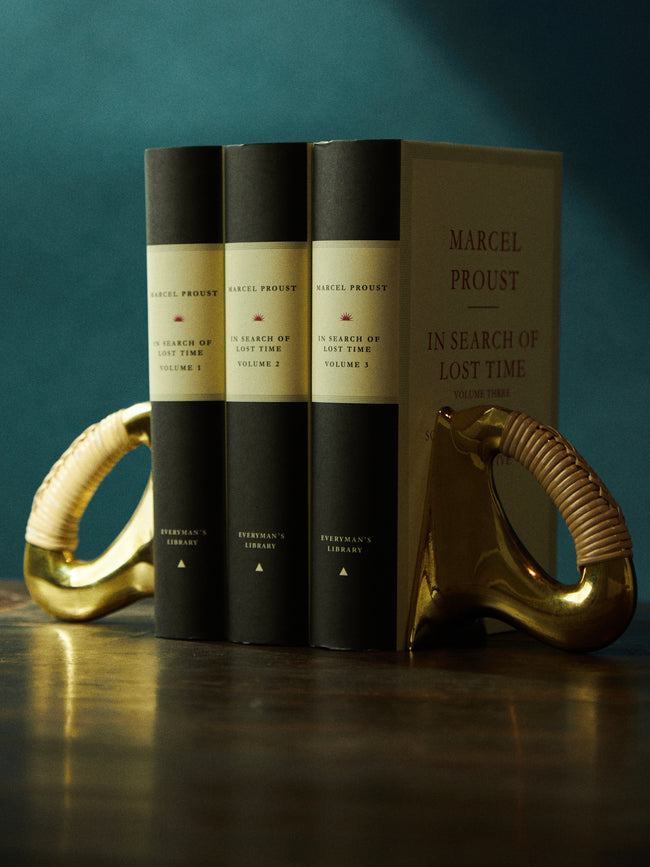 Carl Auböck - Brass and Cane Bookends -  - ABASK