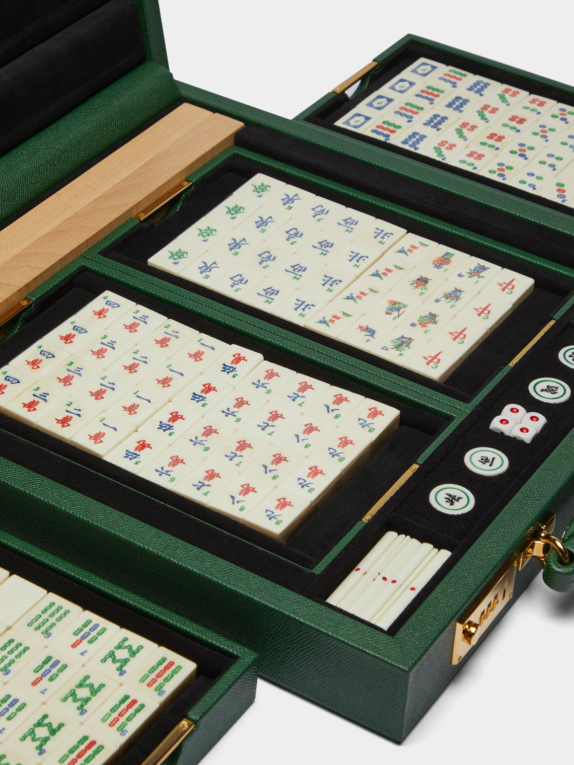 Geoffrey Parker - Leather Mahjong Set -  - ABASK