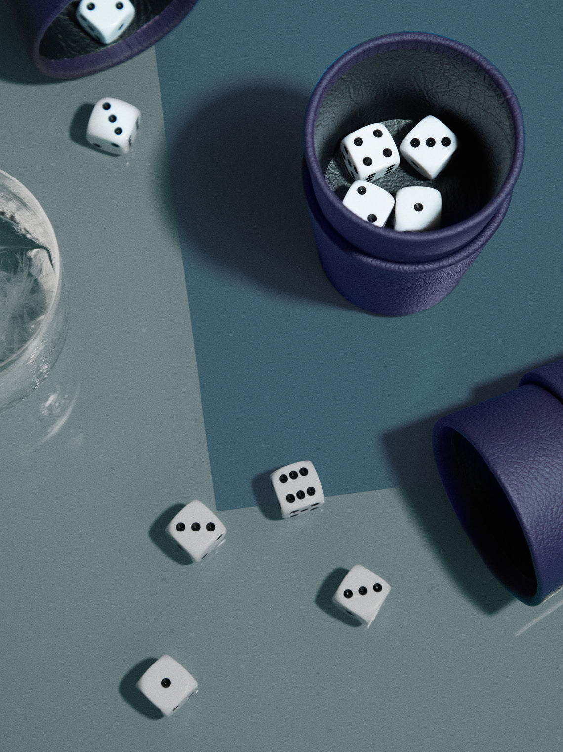 William & Son - Leather Liar Dice Set -  - ABASK