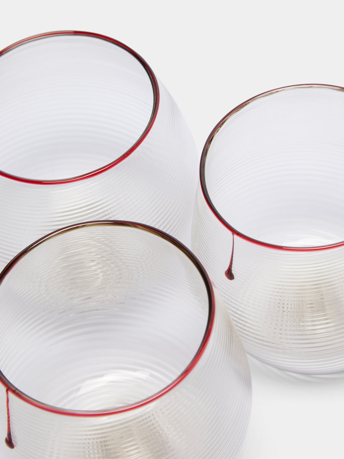 Giberto - Julia Teardrop Hand-Blown Murano Glass Tumbler -  - ABASK