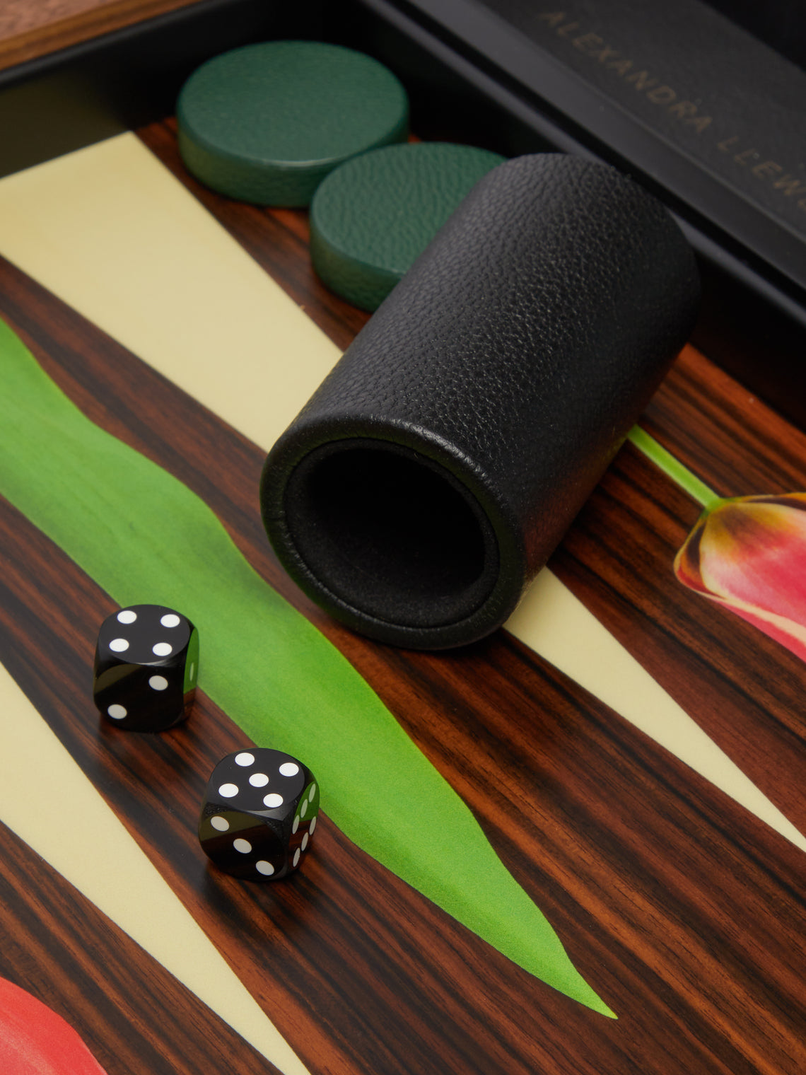 Alexandra Llewellyn - Tulip Photographic Tournament Backgammon Set -  - ABASK