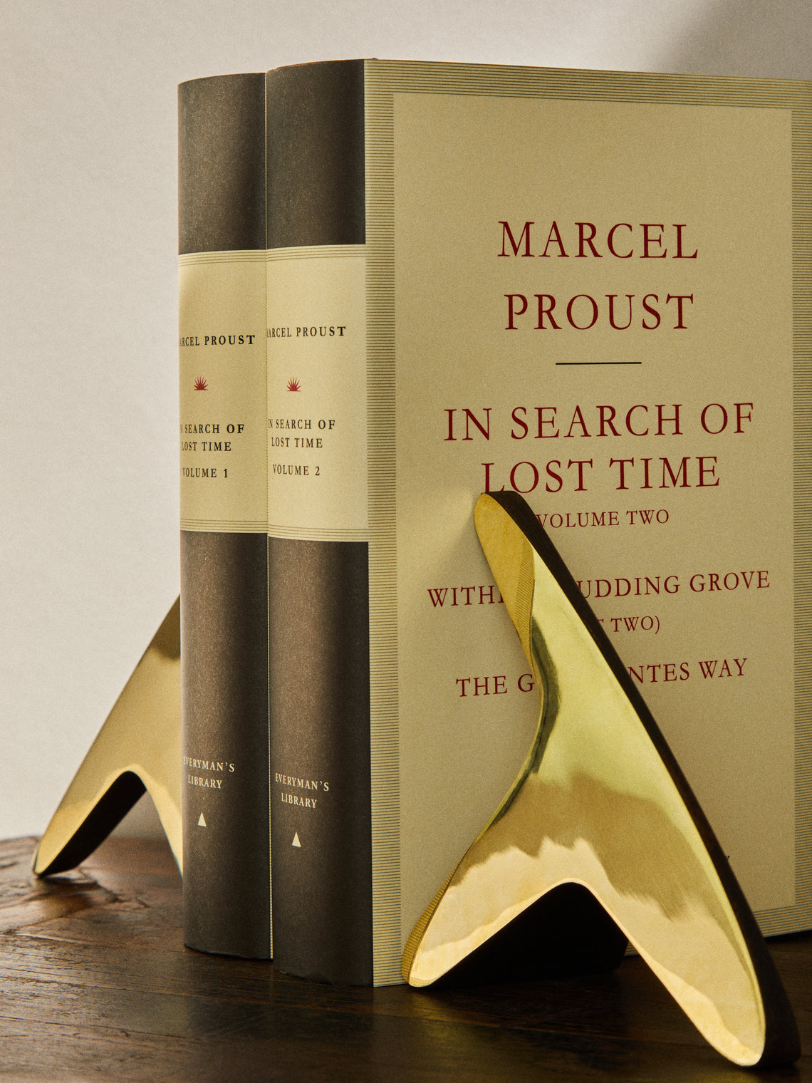 T Brass Bookends