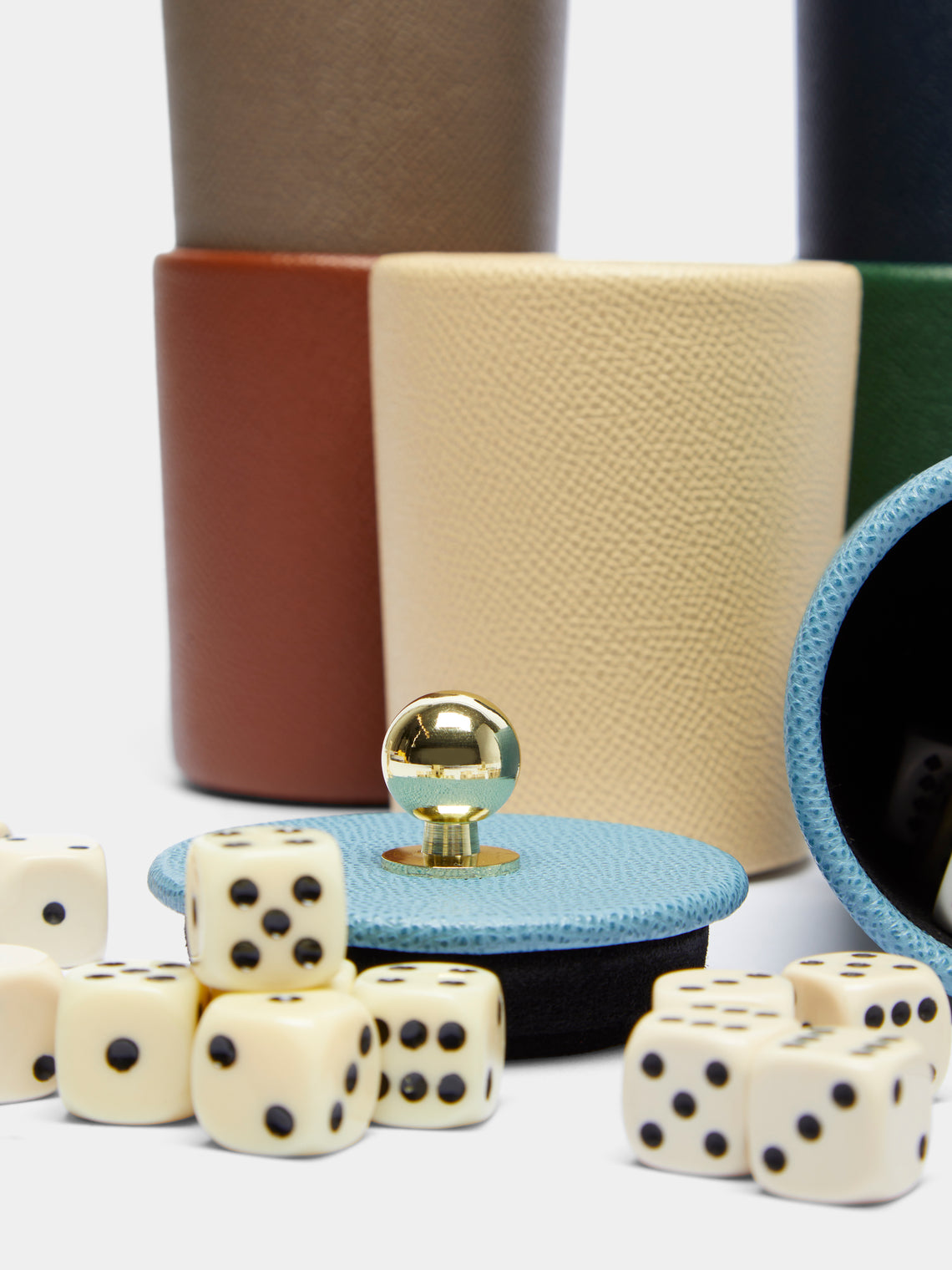 Geoffrey Parker - Leather Liar Dice Set -  - ABASK