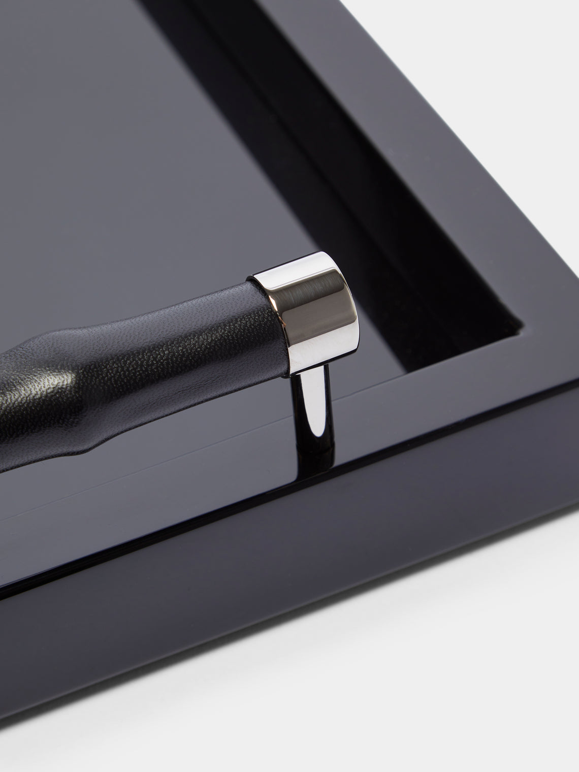 Riviere - Lacquered Leather Tray -  - ABASK