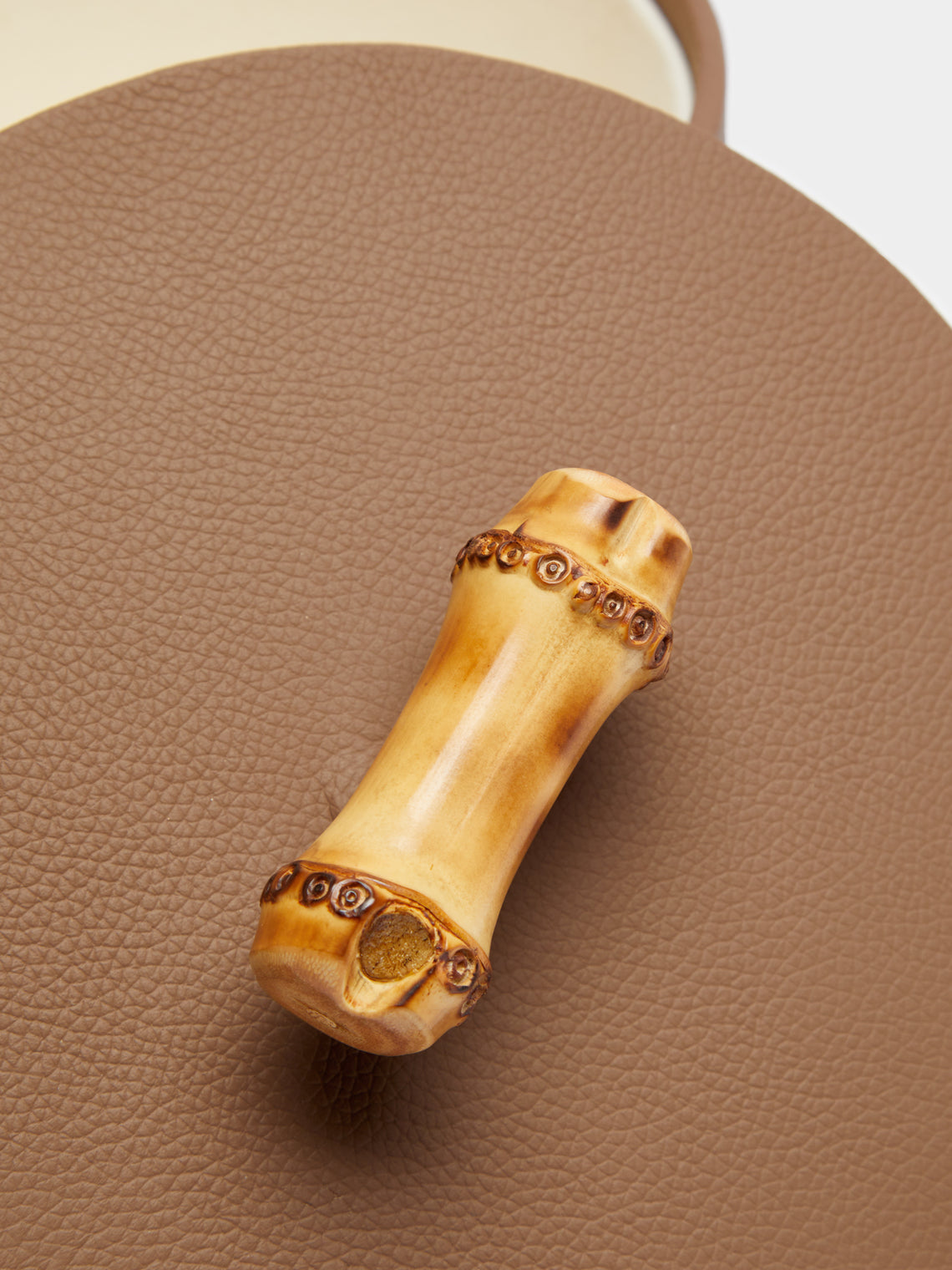 Lorenzi Milano - Bamboo and Leather Tidy -  - ABASK