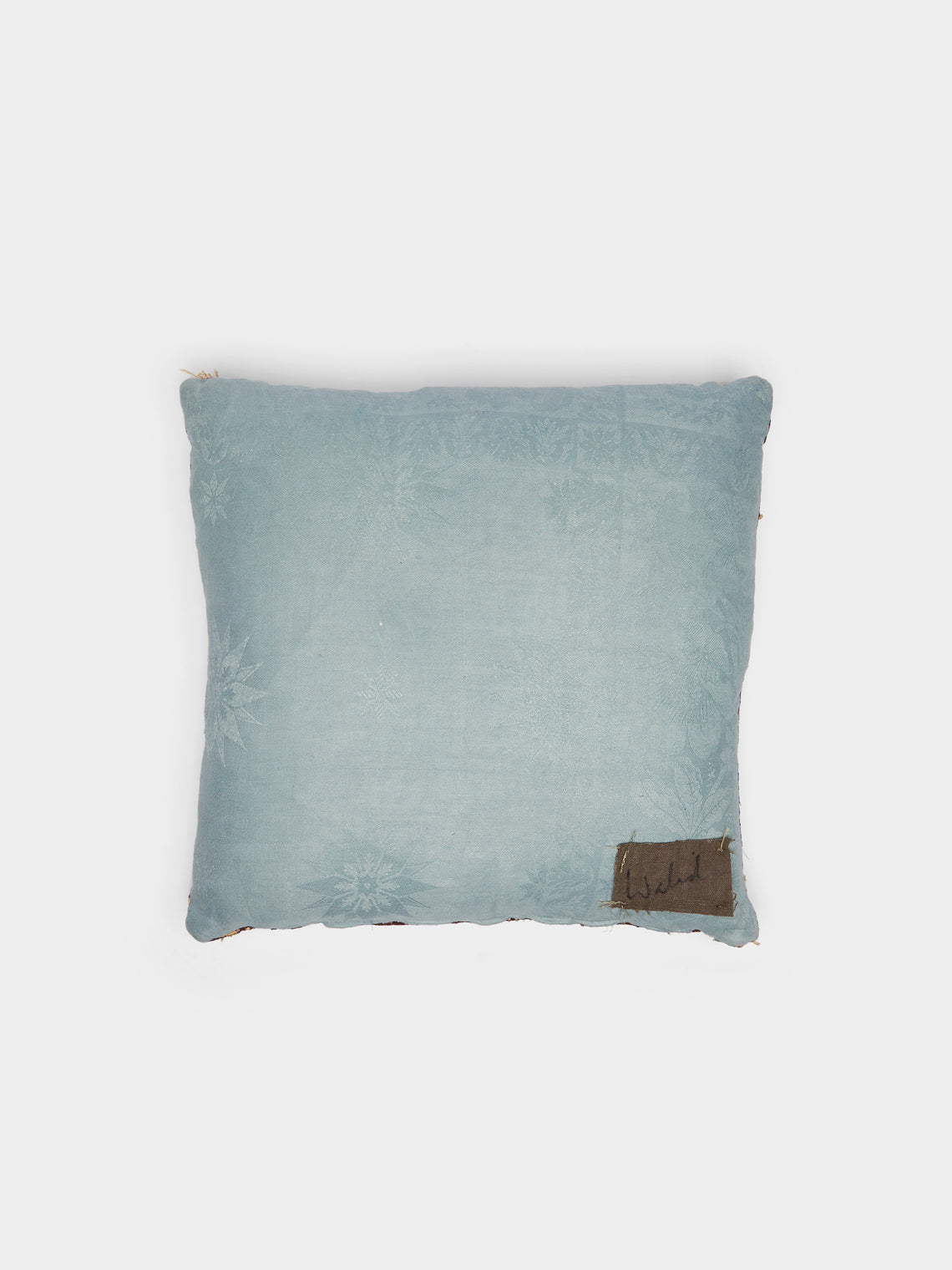 By Walid - 19th-Century Victorian Needlepoint Linen Cushion -  - ABASK