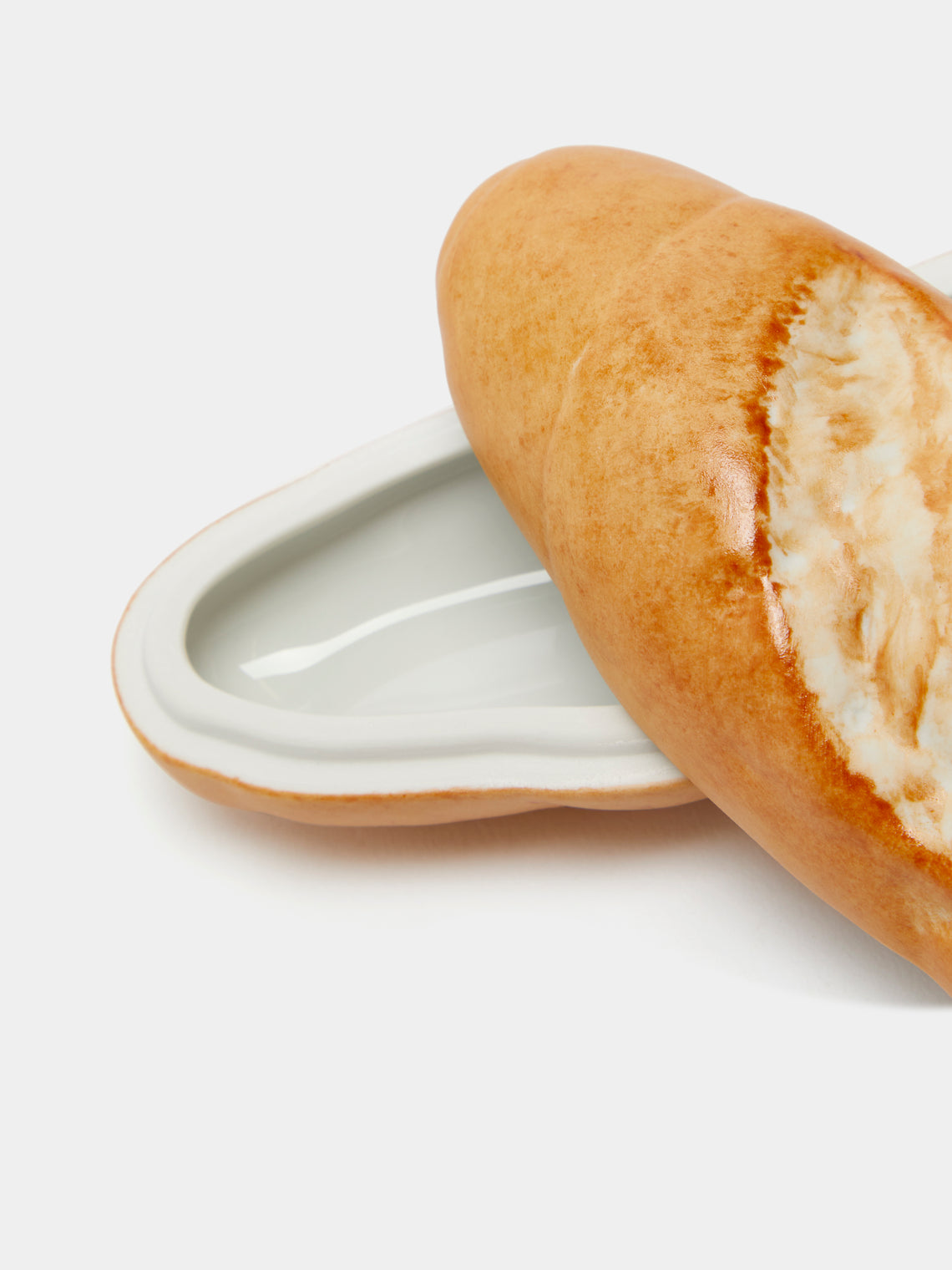 Augarten - Hand-Painted Porcelain Baguette Dish -  - ABASK