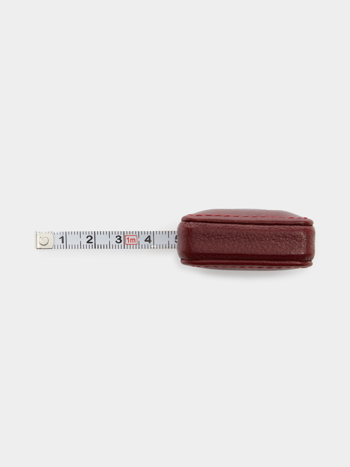 Métier - Leather Measuring Tape - Burgundy - ABASK