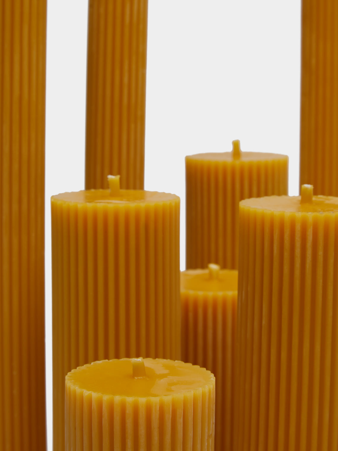 Bzzwax - Beeswax Cylinder Candles (Set of 9) -  - ABASK