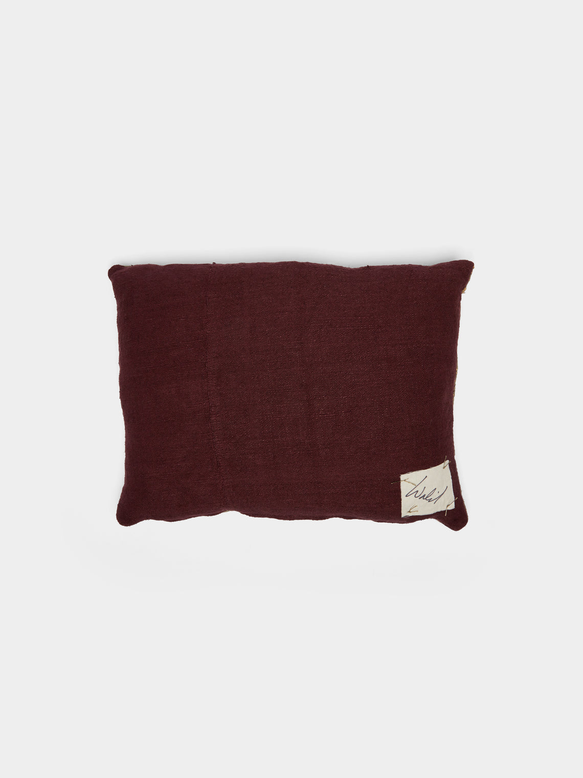 By Walid - 1920s French Needlepoint Linen Cushion -  - ABASK