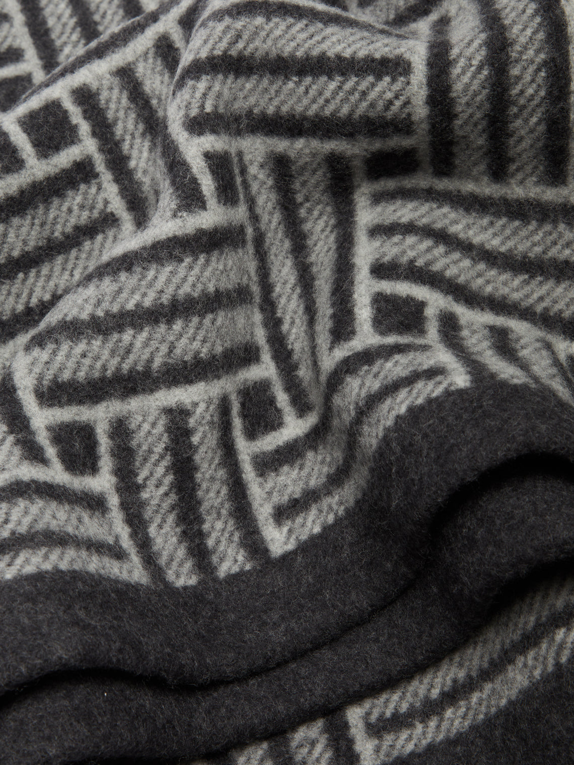 Johnstons of Elgin - Basket Weave Wool Blanket -  - ABASK
