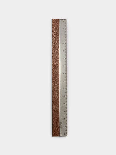 Métier - Brass and Leather Ruler -  - ABASK - 