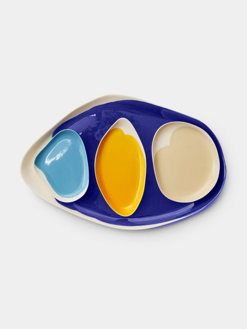 Pottery & Poetry - Hand-Glazed Porcelain Long Serving Tray -  - ABASK - 