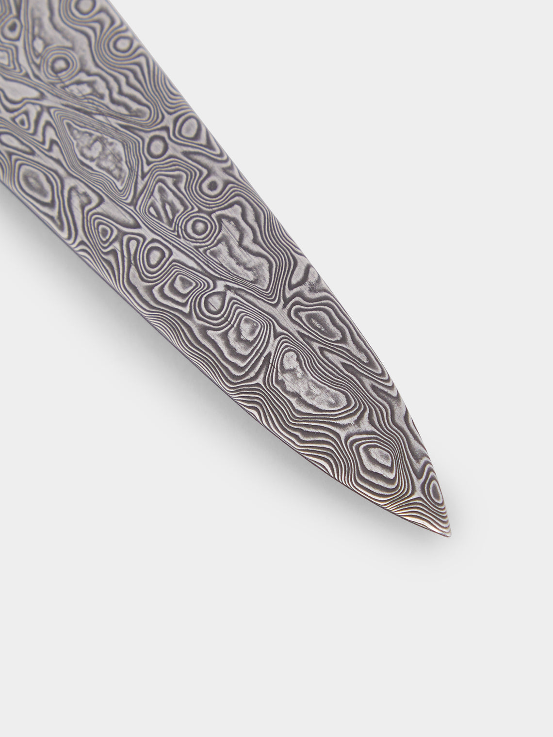 Bodman Blades - Hand-Forged Walnut and Damascus Steel Oyster Knife -  - ABASK