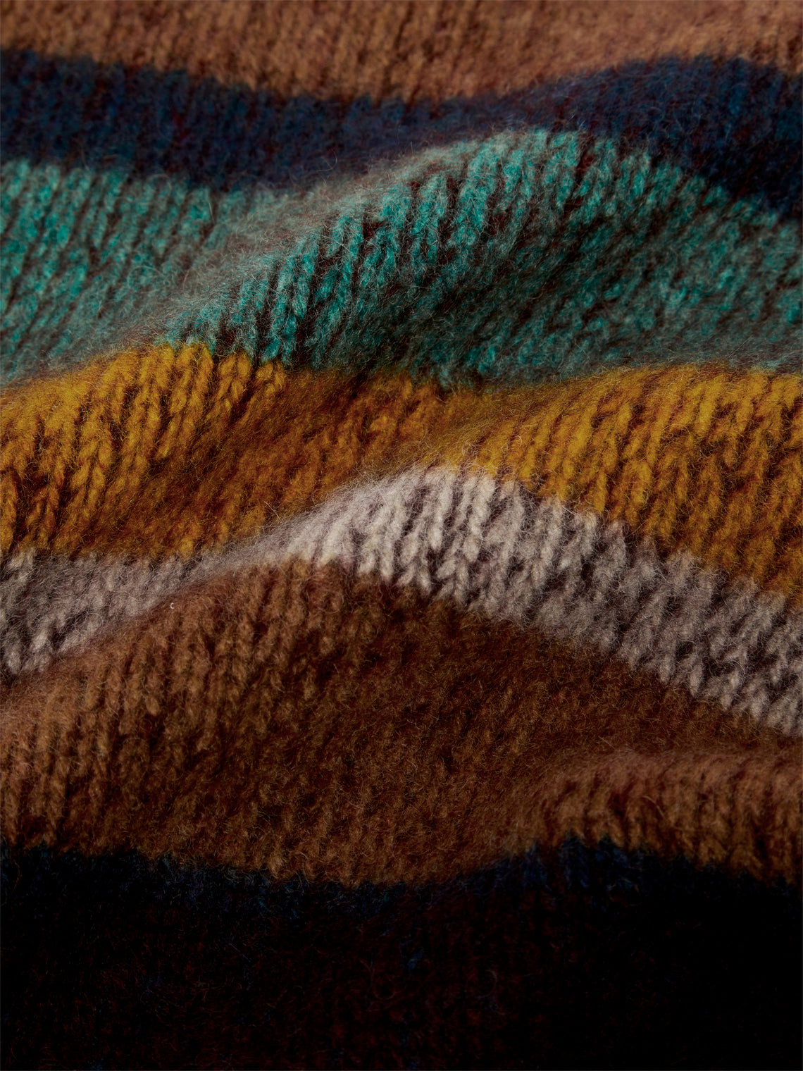The Elder Statesman - Stripe Super Soft Cashmere Blanket -  - ABASK