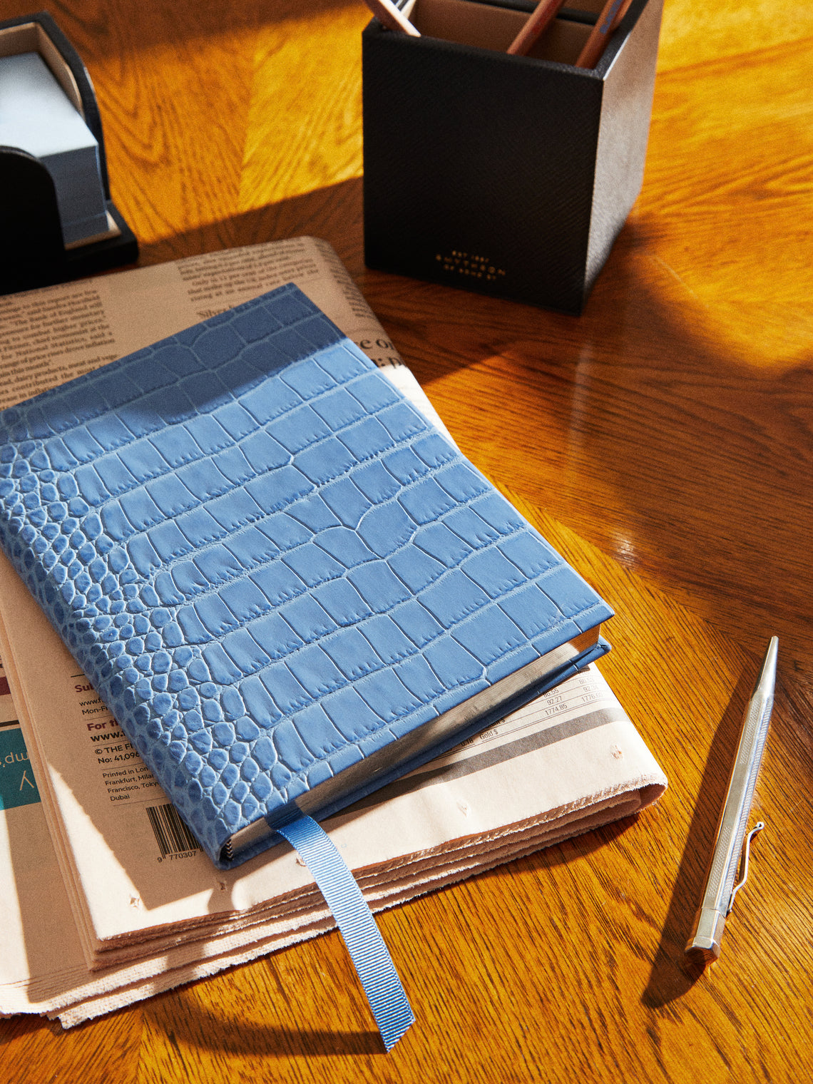 Smythson - Soho Leather Notebook -  - ABASK