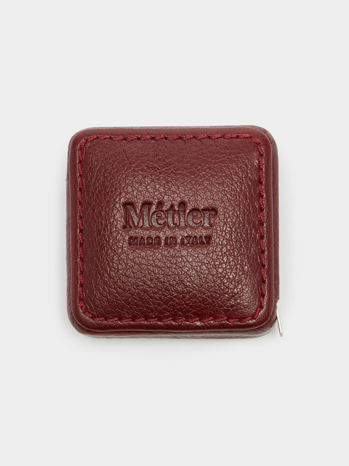 Métier - Leather Measuring Tape - Burgundy - ABASK - 