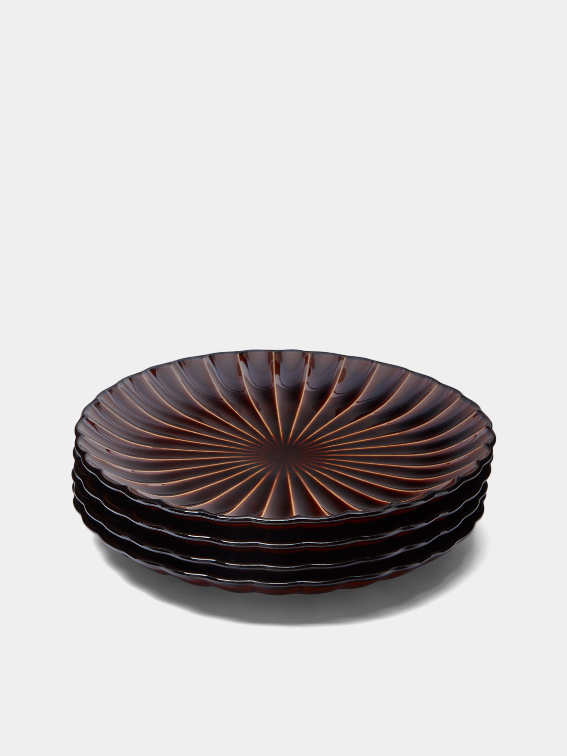 Kaneko Kohyo - Giyaman Urushi Ceramic Dinner Plates (Set of 4) -  - ABASK