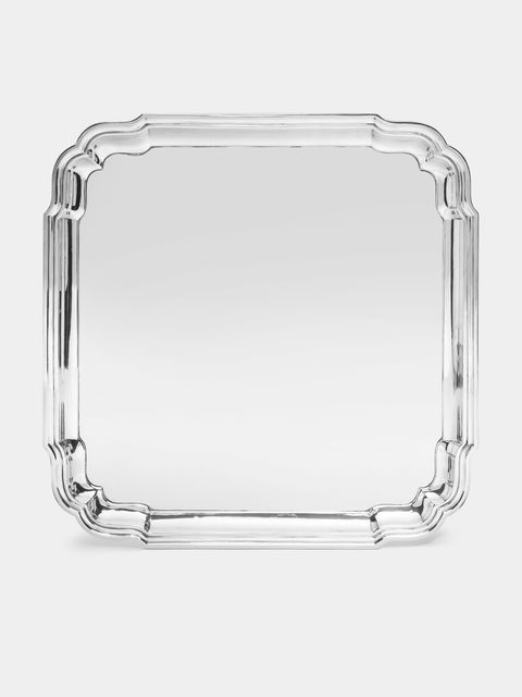 Antique and Vintage - Early 20th Century Art Déco Silver Plated Drinks Tray - Silver - ABASK - 