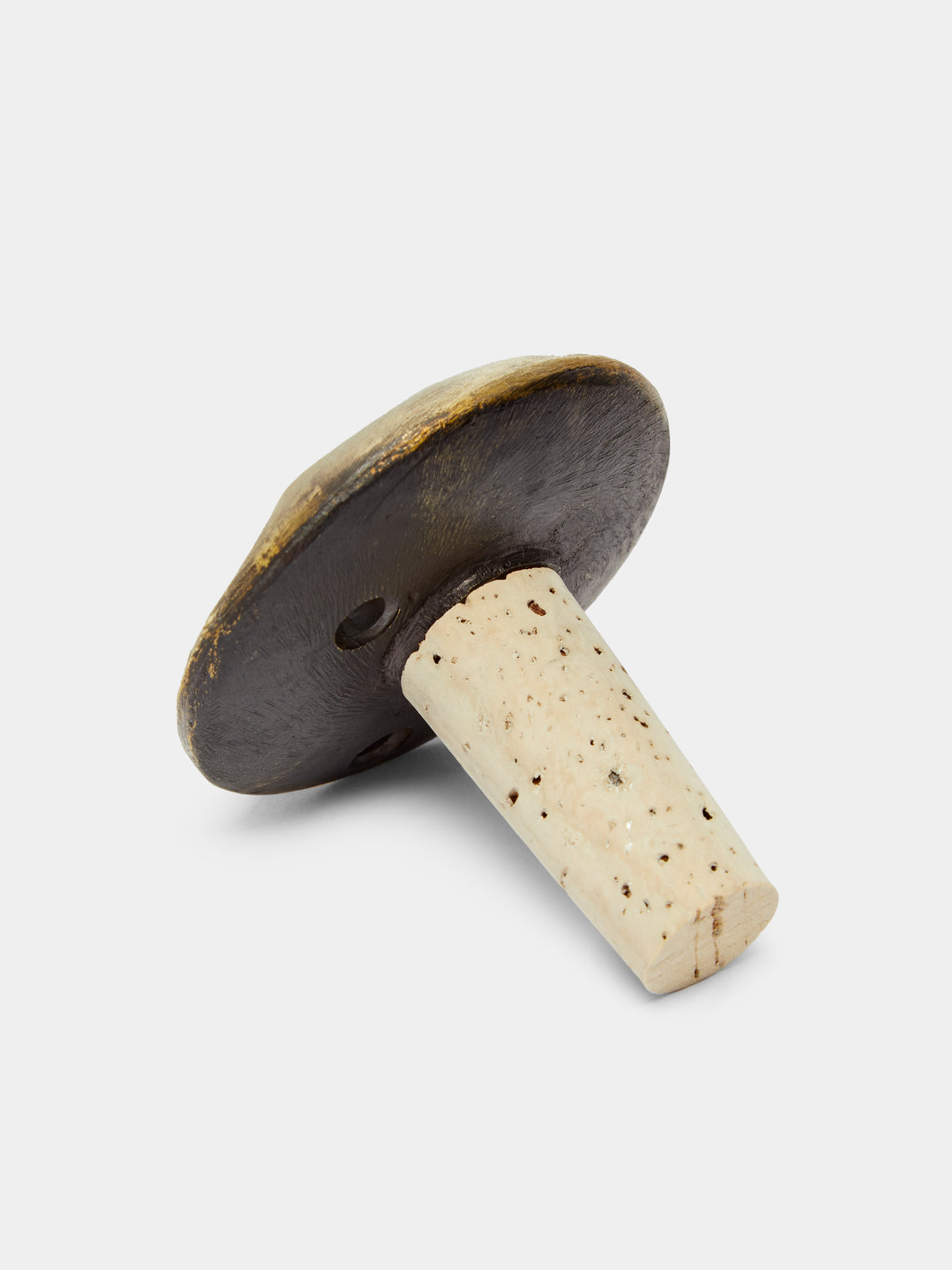 Carl Auböck - Face Brass Bottle Stopper -  - ABASK