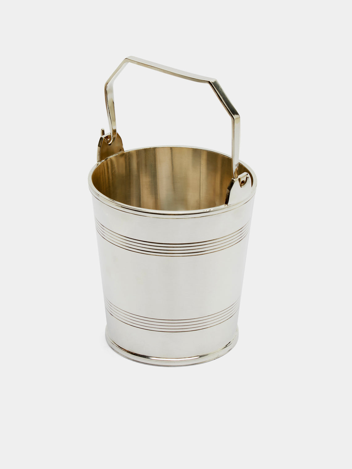 Antique and Vintage - Mid-Century Silver Plated Cooler - Silver - ABASK - 