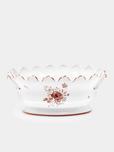 Z.d.G - Camaïeu Verrière Hand-Painted Ceramic Large Bottle Stand -  - ABASK - 