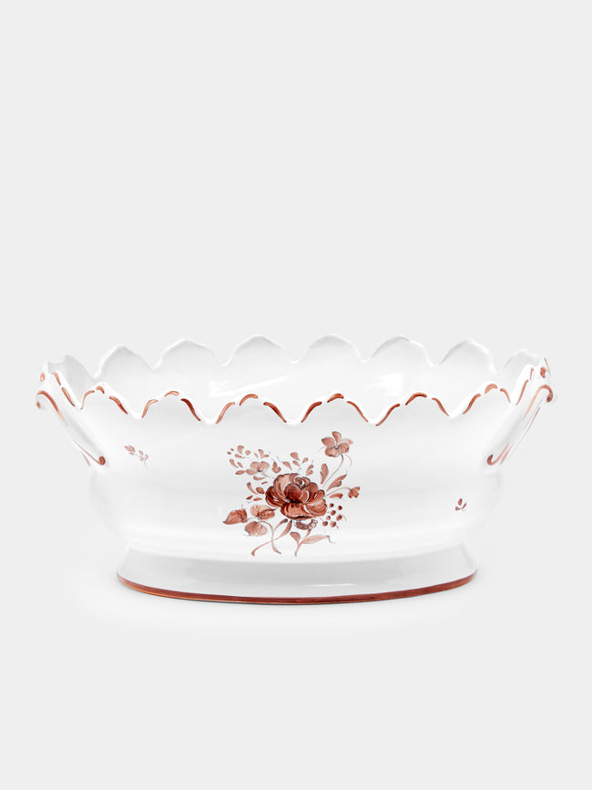 Z.d.G - Camaïeu Verrière Hand-Painted Ceramic Large Bottle Stand -  - ABASK - 