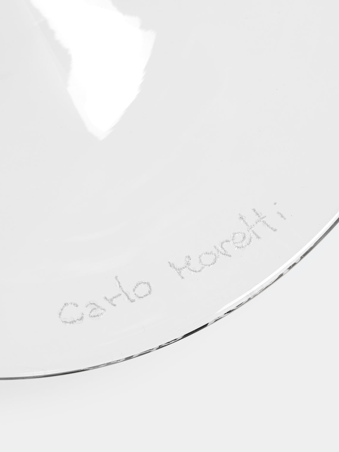 Carlo Moretti - Ovale Hand-Blown Murano Glass Champagne Flute -  - ABASK