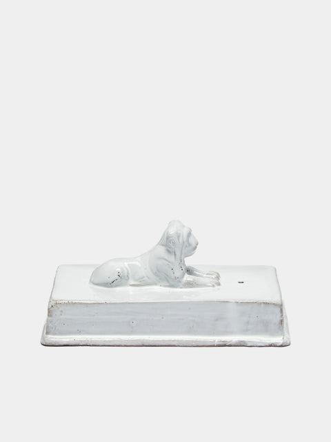 Astier de Villatte - Lion Hand-Glazed Ceramic Incense Holder -  - ABASK - 