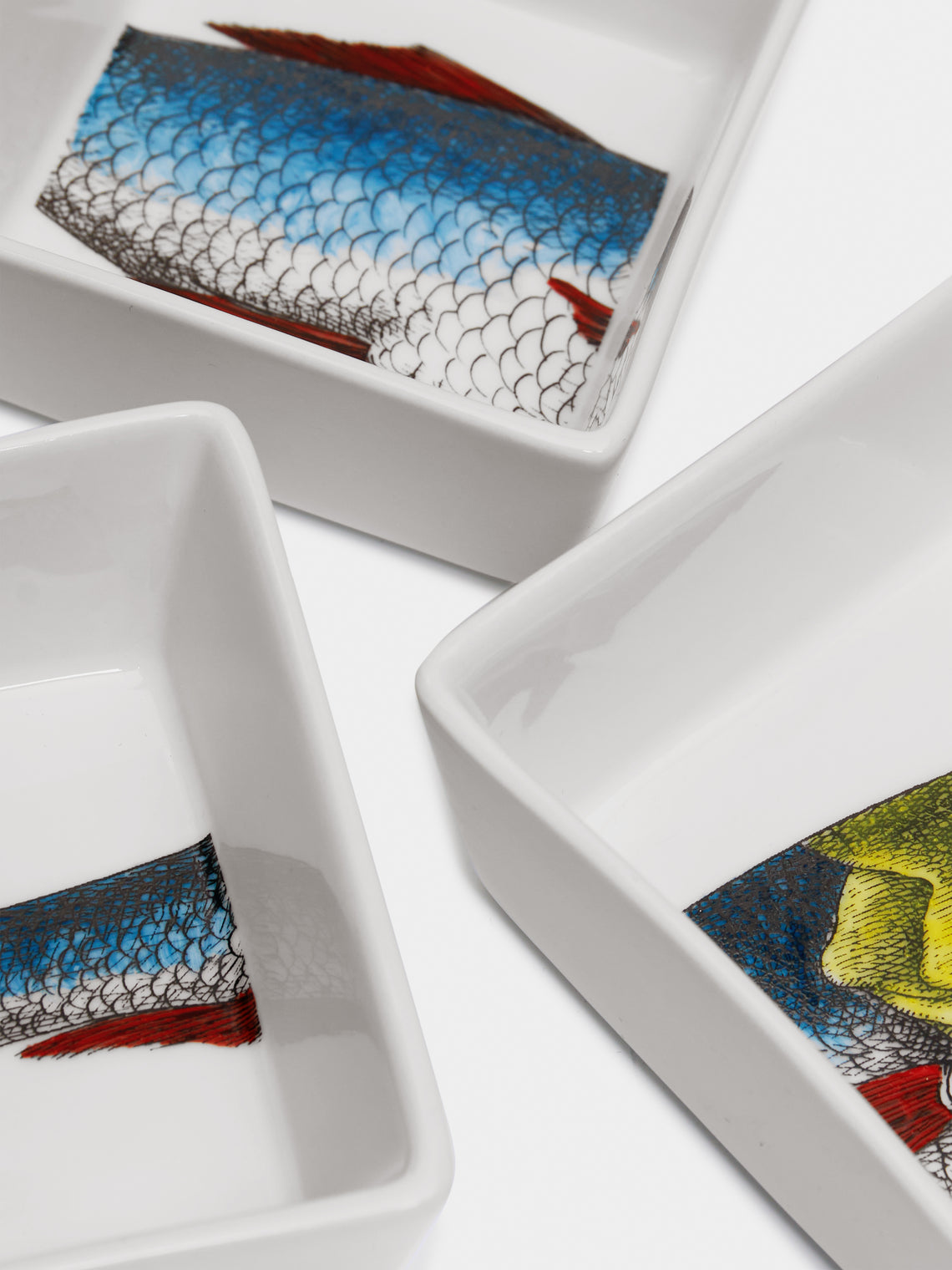 Fornasetti - Pesci Porcelain Appetizer Set -  - ABASK