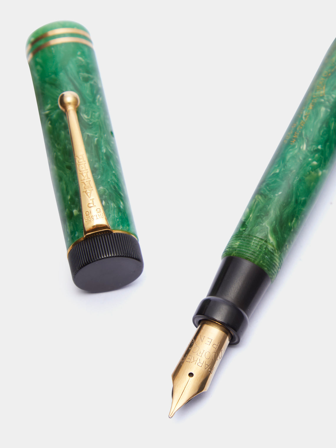 Antique and Vintage - 1926 Parker Duofold Fountain Pen - Green - ABASK