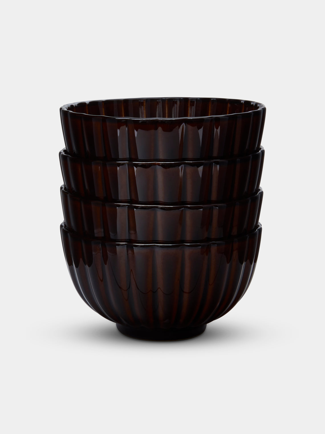 Kaneko Kohyo - Giyaman Urushi Ceramic Deep Bowls (Set of 4) -  - ABASK