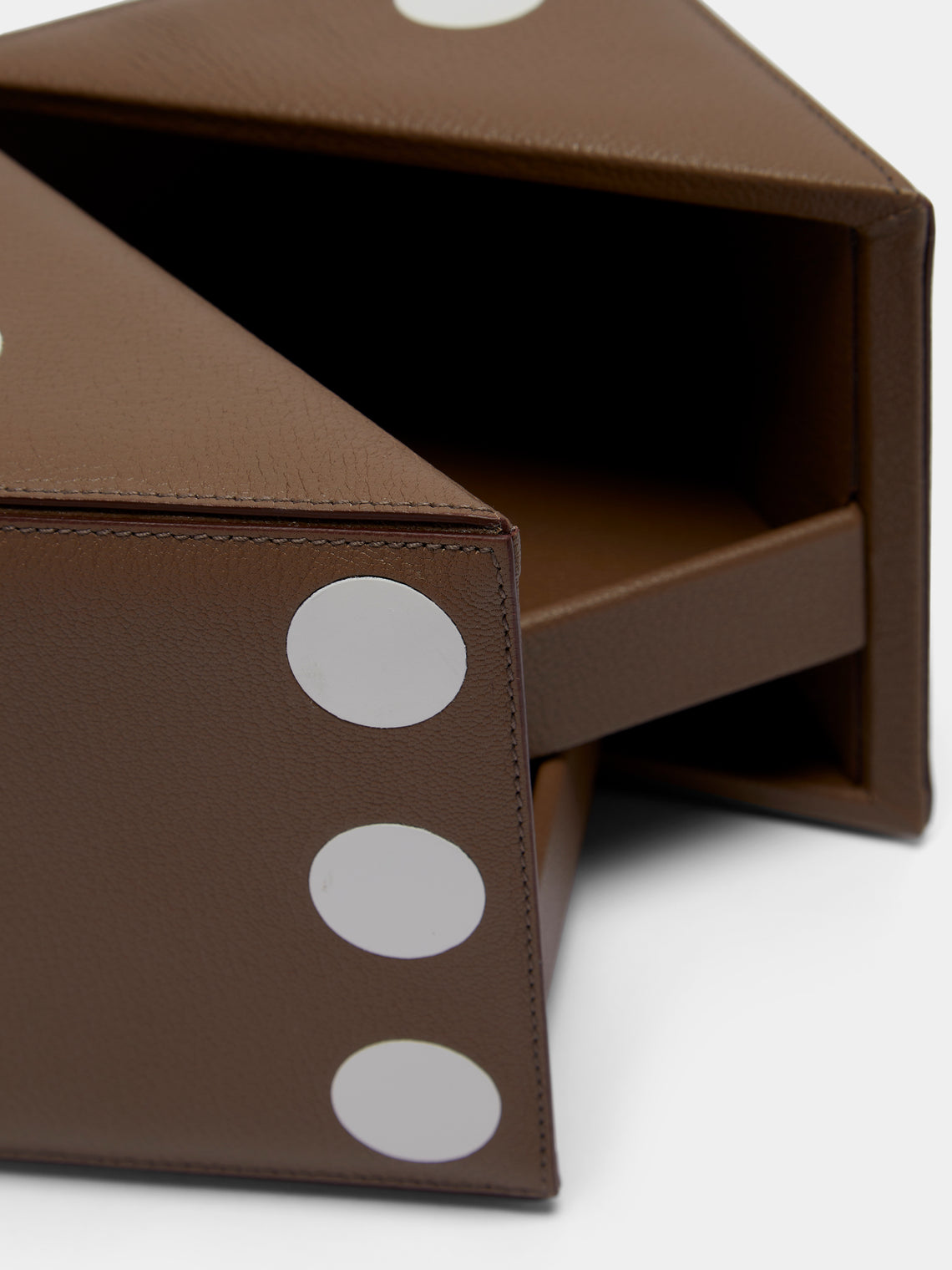 Asprey - Leather Dice Cube Box -  - ABASK