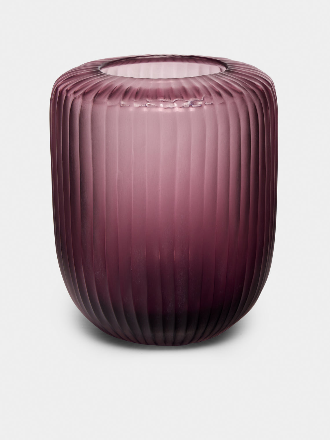 Micheluzzi Glass - Rullo Ametista Hand-Blown Murano Glass Vase -  - ABASK - 