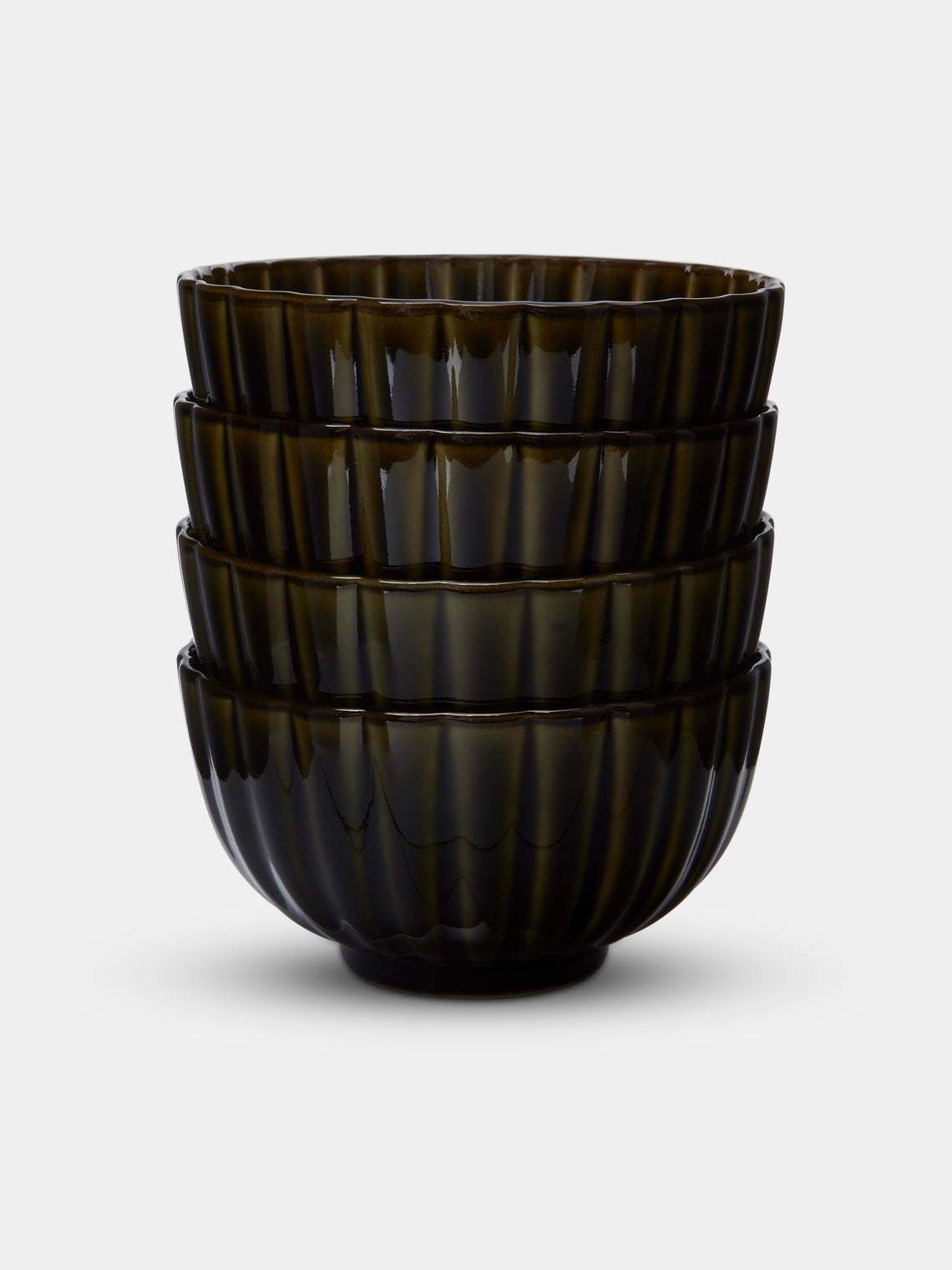 Kaneko Kohyo - Giyaman Urushi Ceramic Deep Bowls (Set of 4) -  - ABASK