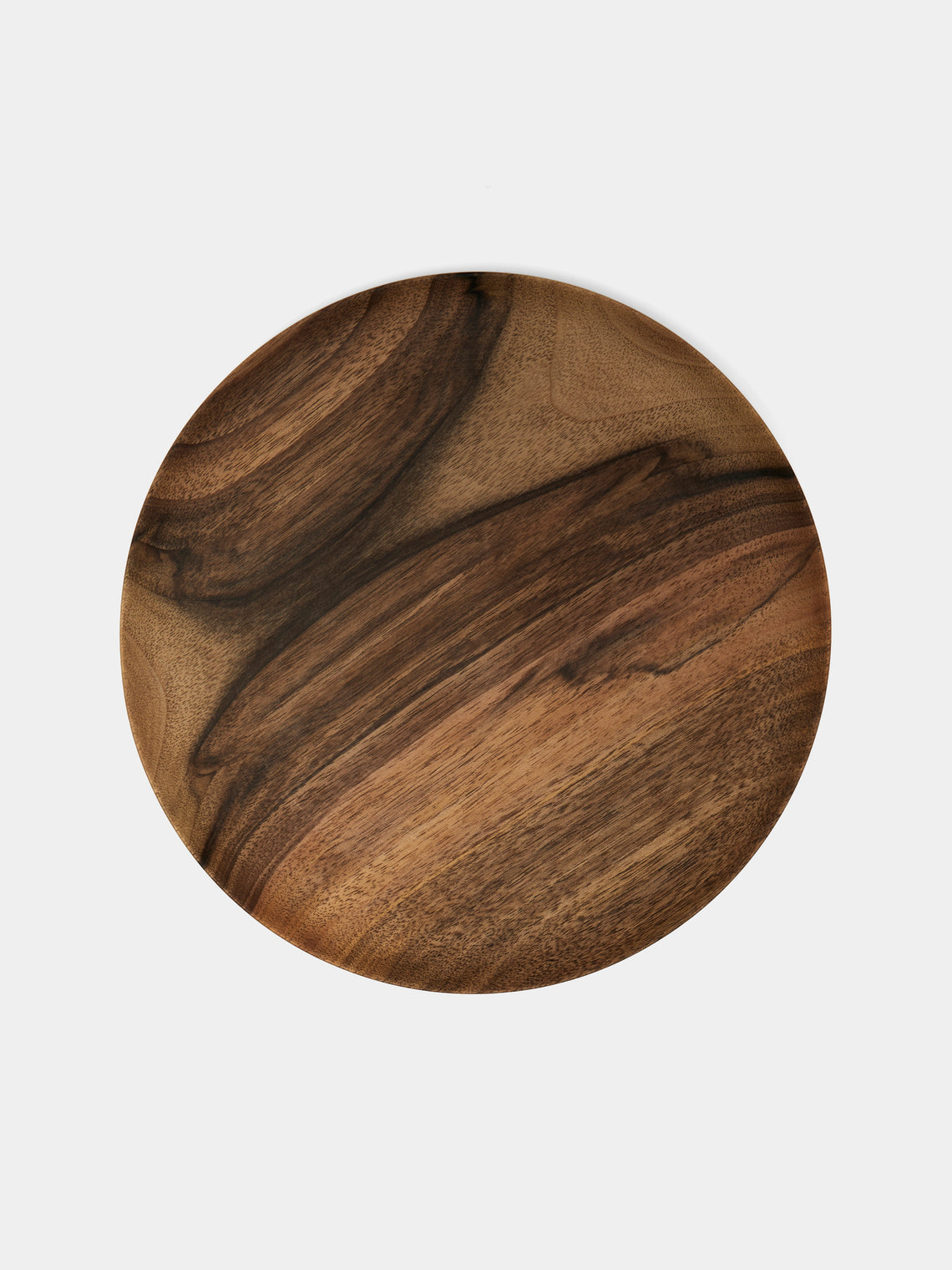 Antonis Cardew - Hand-Turned Walnut Dinner Plate - Brown - ABASK - 