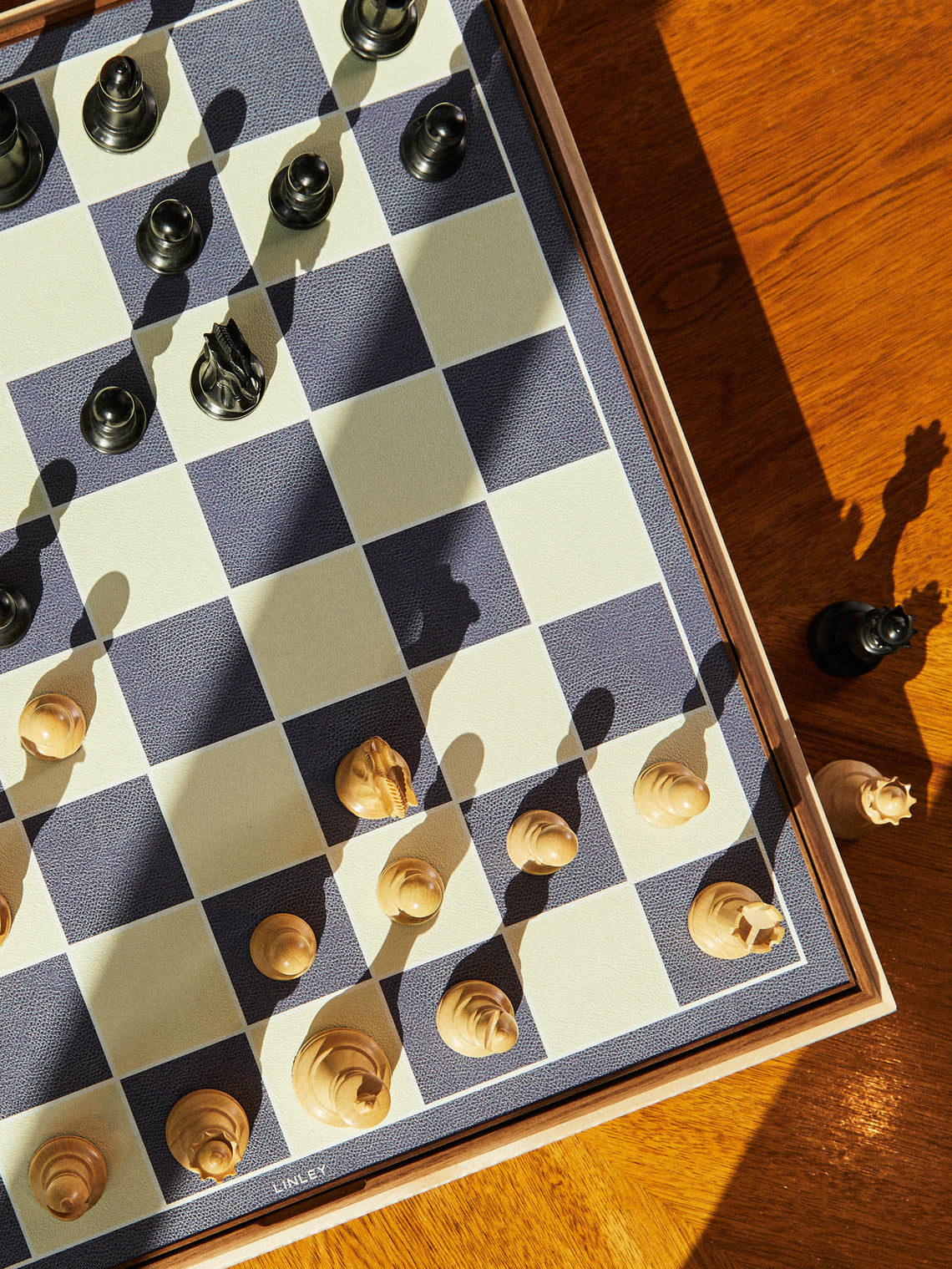 Linley - Leather Chess and Backgammon Games Compendium -  - ABASK