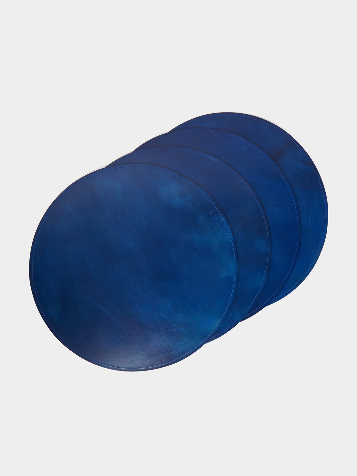 Peter Speliopoulos Projects - Hand-Stained Leather Placemats (Set of 4) -  - ABASK