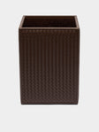 Riviere - Woven Leather Bin -  - ABASK - 