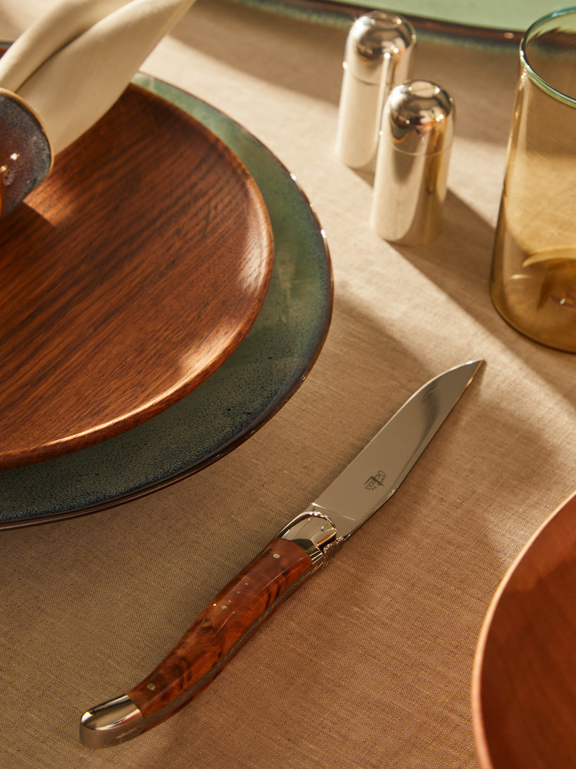 Forge de Laguiole - Thuya Wood Steak Knives (Set of 6) -  - ABASK