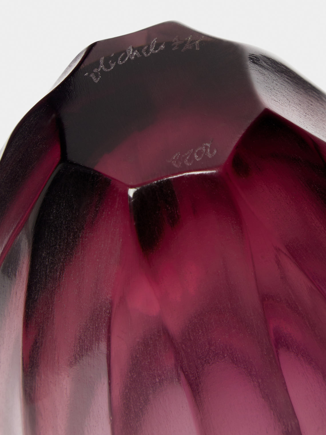 Micheluzzi Glass - Goccia Ametista Hand-Blown Murano Glass Vase -  - ABASK
