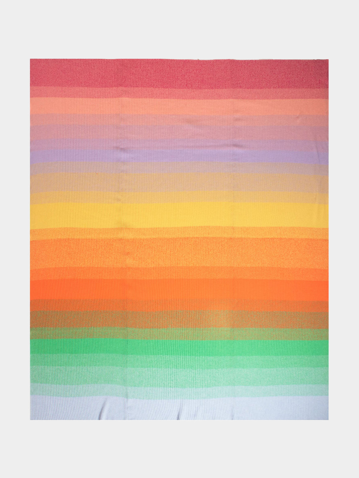 The Elder Statesman - Morph Cashmere Striped Blanket - Multiple - ABASK