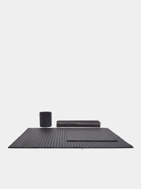 F. Hammann - Leather Desk Set -  - ABASK - 